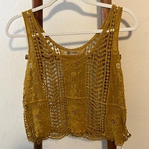 Lace/ crochet tank